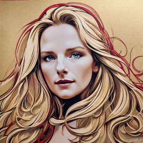 oil painting on canvas,blonde woman,golden haired,mary-gold,gold paint stroke,oil painting,gold paint strokes,gold foil art,celtic woman,blond girl,gilding,blonde girl,art painting,girl portrait,gold leaf,portrait of a girl,botticelli,katniss,young woman,woman face