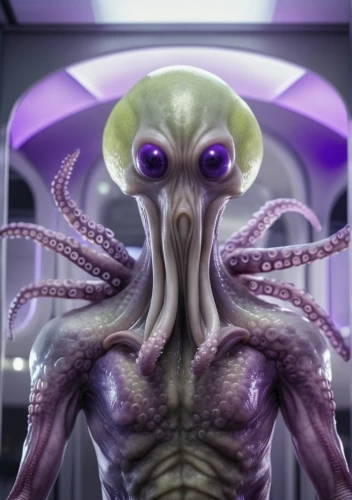 calamari,alien,extraterrestrial,extraterrestrial life,aliens,cephalopod,octopus,alien warrior,cgi,apiarium,raramuris,cuthulu,auqarium,cephalopods,squid,cg artwork,alewga,et,octopus tentacles,xanthosoma,Photography,General,Realistic