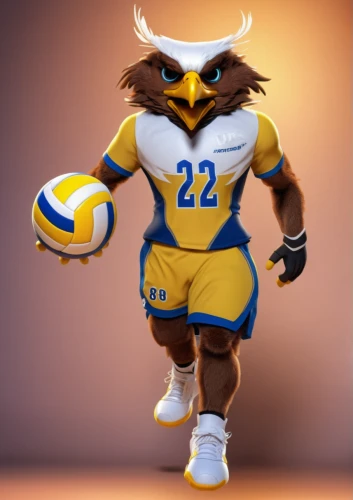 volleyball player,mascot,the mascot,erball,stadium falcon,volleyball,basketball player,owl background,handball player,eagle eastern,volleyball team,pubg mascot,volley,sports uniform,ung,treibball,torball,3d crow,gryphon,spirit ball,Photography,General,Realistic