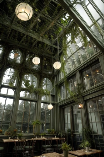 conservatory,greenhouse,winter garden,roof garden,glass roof,dandelion hall,greenhouse effect,leek greenhouse,hahnenfu greenhouse,structural glass,gaylord palms hotel,palm house,breakfast room,glass panes,eco hotel,hanging plants,indoor,orangery,greenhouse cover,indoors