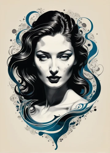 mermaid vectors,horoscope libra,art deco woman,the zodiac sign pisces,vector illustration,vector graphic,vector graphics,siren,aquarius,fashion illustration,adobe illustrator,illustrator,horoscope pisces,pregnant woman icon,fashion vector,digital art,world digital painting,water nymph,the sea maid,portrait background,Unique,Design,Logo Design