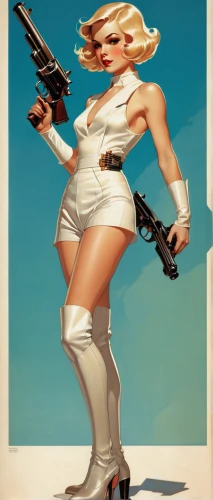 girl with gun,girl with a gun,woman holding gun,retro women,retro woman,retro pin up girl,retro girl,lady medic,femme fatale,pin-up girl,fallout4,pin ups,pin-up,retro pin up girls,pin up girl,pinup girl,female nurse,pin up,holding a gun,pin-up model,Illustration,Retro,Retro 06