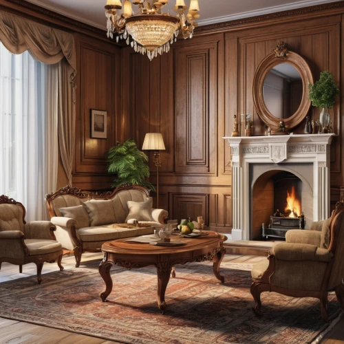 sitting room,fireplaces,fireplace,luxury home interior,living room,livingroom,apartment lounge,family room,fire place,brownstone,antique furniture,interior decor,chaise lounge,wing chair,interior decoration,search interior solutions,ornate room,interior design,3d rendering,furniture,Photography,General,Realistic