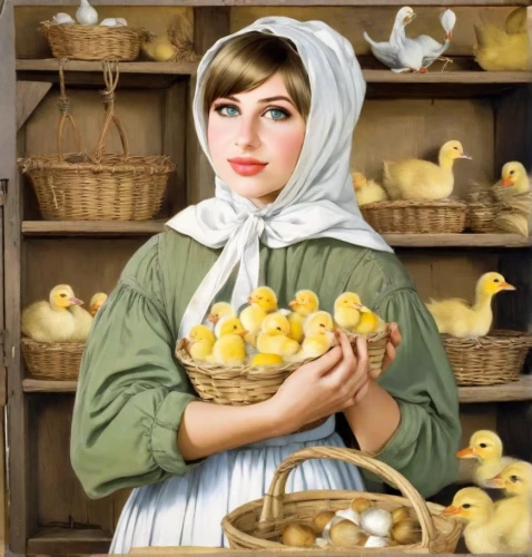 girl with bread-and-butter,duck females,female duck,duckling,foie gras,emile vernon,ducklings,woman holding pie,ducks,ducky,bornholmer margeriten,milkmaid,gosling,breadbasket,jane austen,gooseander,duck,fry ducks,cayuga duck,the duck