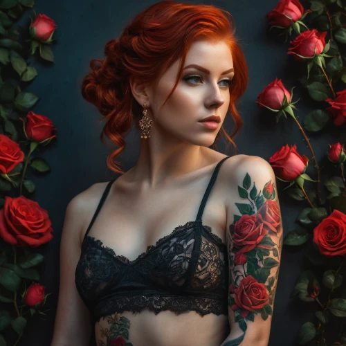 red roses,red rose,valentine pin up,orange roses,with roses,romantic rose,romantic portrait,orange rose,roses,porcelain rose,bibernell rose,bella rosa,bright rose,scent of roses,rose roses,valentine day's pin up,rose,redhead doll,sky rose,rose wreath,Photography,General,Fantasy