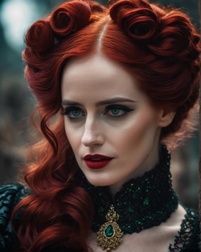 victorian lady,celtic queen,red-haired,redhead doll,redheads,redhair,red head,gothic woman,gothic portrait,gothic fashion,vintage woman,redhead,red hair,fantasy portrait,redheaded,steampunk,merida,victorian style,ariel,the enchantress,Photography,General,Fantasy