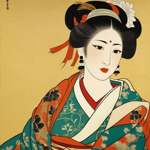 geisha girl,geisha,cool woodblock images,japanese art,japanese woman,woodblock prints,oriental girl,japanese culture,motsunabe,oriental princess,woman sitting,japanese style,shinto,oriental painting,kimono fabric,japanese-style,sanshin,mukimono,shirasu don,honzen-ryōri,Art,Artistic Painting,Artistic Painting 05