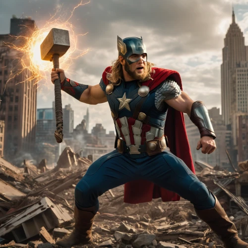 cleanup,god of thunder,assemble,captain american,thor,superhero background,avenger,marvels,capitanamerica,cap,marvel,captain america,captain america type,marvel of peru,marvel comics,digital compositing,a hammer,power icon,avenger hulk hero,steve rogers,Photography,General,Cinematic