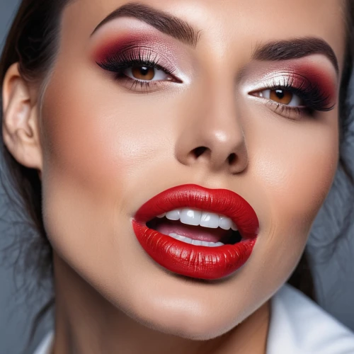 lip liner,red lips,retouching,red lipstick,rouge,women's cosmetics,retouch,vintage makeup,makeup artist,cosmetic dentistry,red tones,makeup,red throat,lipstick,ruby red,lipsticks,silk red,gloss,expocosmetics,bright red,Photography,General,Realistic