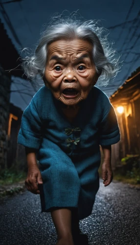 angry man,photoshop manipulation,old woman,elderly person,elderly lady,angry,anger,scared woman,run,pensioner,daruma,goki,don't get angry,little girl running,photo manipulation,old person,elderly man,old age,grandmother,scary woman,Photography,General,Fantasy