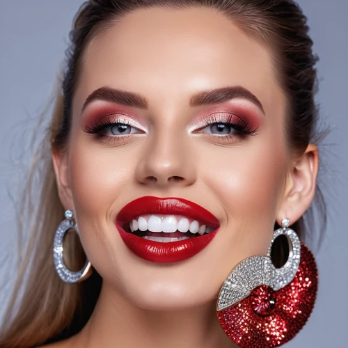 red lips,red lipstick,cosmetic dentistry,vintage makeup,christmas gold and red deco,women's cosmetics,jeweled,diamond red,bright red,red-hot polka,retouching,red throat,ruby red,red gift,red russian,makeup artist,christmas jewelry,coral red,dental braces,red hot polka,Photography,General,Realistic