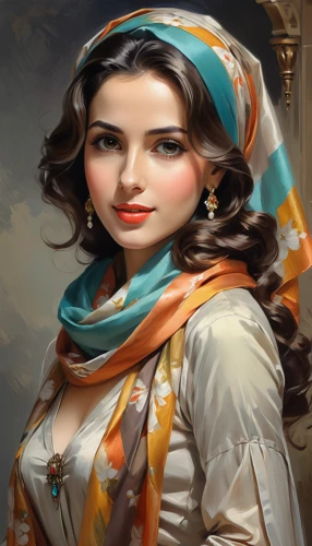 arabian,persian,ancient egyptian girl,girl with cloth,persian poet,islamic girl,girl in cloth,zoroastrian novruz,dulzaina,arab,miss circassian,portrait background,sultana,victorian lady,girl in a historic way,romantic portrait,a charming woman,argan,elza,sari,Unique,3D,Isometric