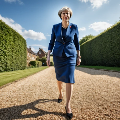 cambridgeshire,queen-elizabeth-forest-park,evil woman,uk,elizabeth ii,brexit,pantsuit,united kingdom,sussex,woman walking,woman of straw,wicked witch of the west,the country,may,politician,queen s,pocahontas,official portrait,uk sea,standing walking,Photography,General,Realistic