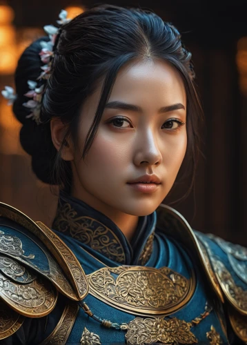 inner mongolian beauty,mulan,shuanghuan noble,oriental princess,yi sun sin,chinese art,dragon li,asian woman,asian costume,tai qi,xuan lian,yunnan,xiangwei,oriental girl,xing yi quan,asian,female warrior,asian vision,asian culture,hwachae,Illustration,Realistic Fantasy,Realistic Fantasy 15