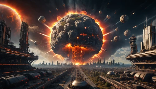 apocalypse,end of the world,the end of the world,doomsday,apocalyptic,burning earth,nuclear explosion,dead earth,armageddon,post-apocalyptic landscape,destroyed city,post-apocalypse,wormhole,steam icon,scorched earth,atomic bomb,atomic age,explosion destroy,planet eart,post apocalyptic,Photography,General,Sci-Fi