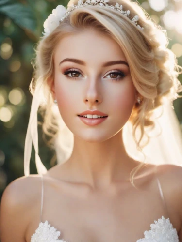 blonde in wedding dress,bridal jewelry,bridal dress,bridal,wedding dresses,wedding dress,bridal clothing,elsa,bridal accessory,romantic look,wedding gown,bride,beautiful young woman,wedding dress train,wedding photo,bridal veil,sun bride,dahlia white-green,lycia,princess crown,Photography,Natural