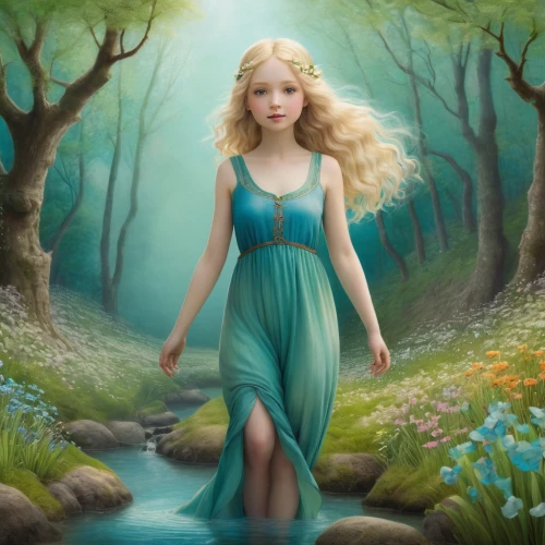 faerie,celtic woman,fantasy picture,faery,fairy tale character,fairy queen,rosa 'the fairy,fantasy art,fairy,the blonde in the river,fairy forest,rosa ' the fairy,little girl fairy,fairy world,the enchantress,fantasy portrait,fae,rapunzel,fantasy girl,ballerina in the woods,Illustration,Abstract Fantasy,Abstract Fantasy 06