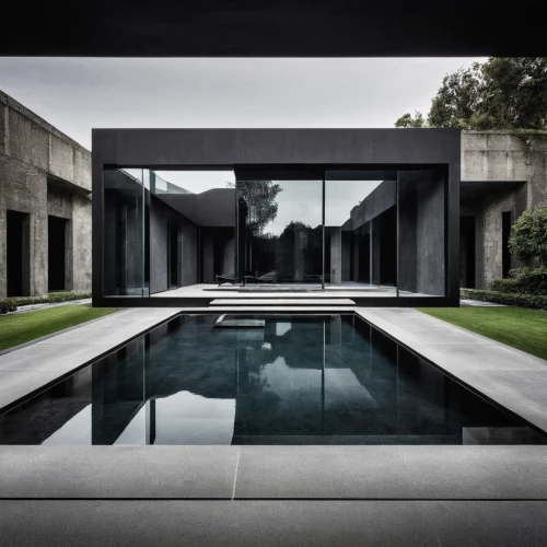 modern architecture,modern house,mirror house,lago grey,cube house,reflecting pool,exposed concrete,concrete blocks,cubic house,architecture,pool house,black cut glass,dunes house,architectural,frame house,archidaily,contemporary,residential house,arq,concrete slabs,Illustration,Realistic Fantasy,Realistic Fantasy 46