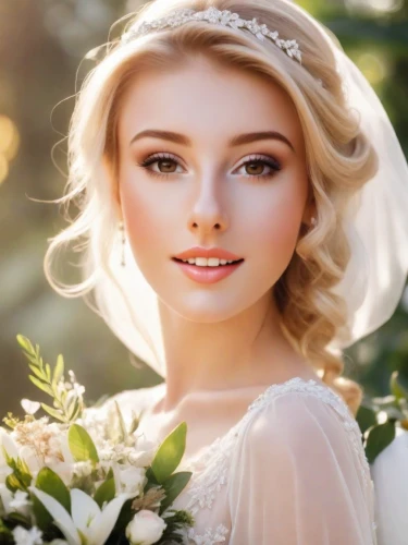 bridal jewelry,blonde in wedding dress,bridal clothing,wedding dresses,bridal accessory,bridal,bridal dress,silver wedding,romantic look,beautiful girl with flowers,wedding dress,wedding gown,romantic portrait,white rose snow queen,beautiful young woman,golden weddings,wedding photo,dahlia white-green,sun bride,princess crown,Photography,Natural