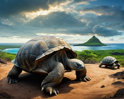 giant tortoises,galápagos tortoise,galapagos tortoise,giant tortoise,tortoises,galapagos islands,galapagos,olive ridley sea turtle,ascension island,land turtle,tortoise,desert tortoise,loggerhead turtle,gopher tortoise,trachemys,island residents,turtle,turtles,macrochelys,tropical animals,Conceptual Art,Sci-Fi,Sci-Fi 24