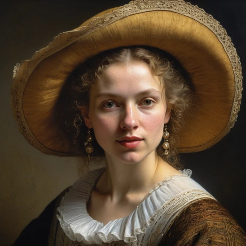 portrait of a girl,portrait of a woman,woman portrait,girl portrait,young woman,bougereau,vintage female portrait,girl with cloth,romantic portrait,girl with bread-and-butter,girl with a pearl earring,woman's face,franz winterhalter,girl in cloth,woman holding pie,woman's hat,mystical portrait of a girl,girl wearing hat,the hat of the woman,woman face,Photography,General,Natural