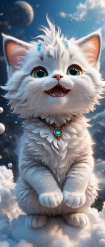 cumulus,cumulus nimbus,white cat,nimbus,cloud,white cloud,snowball,cloud mood,turkish angora,cumulus cloud,cartoon cat,baby cloud,about clouds,blue eyes cat,siberian cat,sky,cute cat,raincloud,cat with blue eyes,cheshire,Unique,3D,3D Character