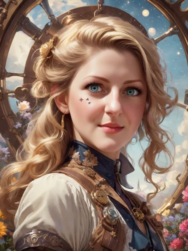 fantasy portrait,alice,cinderella,fairy tale character,elsa,rapunzel,fairy tale icons,alice in wonderland,eglantine,mystical portrait of a girl,fantasy art,rosa 'the fairy,white rose snow queen,fae,cg artwork,angelica,fairytale characters,fantasy picture,the snow queen,aurora,Photography,Natural