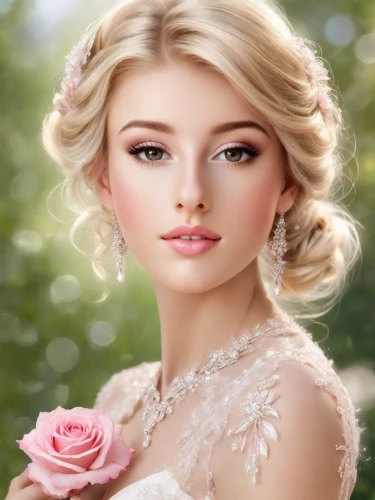 romantic look,realdoll,bridal jewelry,romantic portrait,bridal clothing,bridal accessory,beautiful girl with flowers,romantic rose,wedding dresses,beautiful young woman,white rose snow queen,doll's facial features,peach rose,blonde in wedding dress,pink beauty,women's cosmetics,female beauty,beautiful model,barbie doll,natural cosmetics