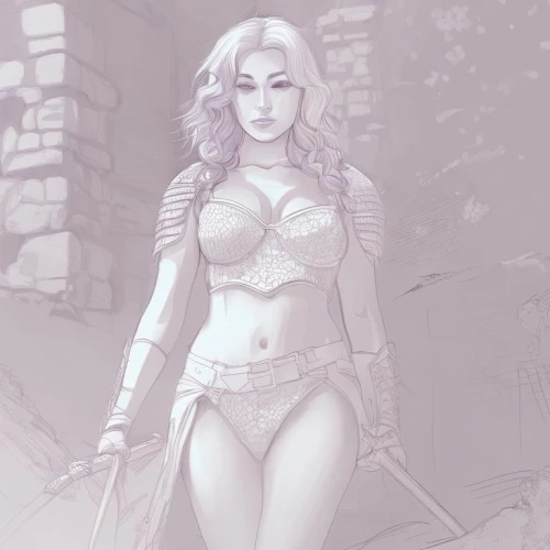 female warrior,background ivy,fantasy woman,swordswoman,dark elf,fantasy warrior,barbarian,warrior woman,meteora,huntress,fantasy portrait,digital drawing,paladin,game drawing,lotus art drawing,breastplate,ivy,digital painting,cave girl,sorceress,Design Sketch,Design Sketch,Character Sketch