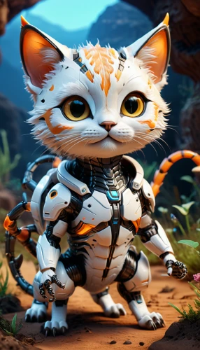 cat warrior,rex cat,armored animal,tiger cat,cartoon cat,breed cat,ocicat,anthropomorphized animals,calico cat,tabby cat,felidae,cat vector,ocelot,cute cartoon character,tigerle,cute cat,hosana,animal feline,catlike,capricorn kitz,Unique,3D,3D Character