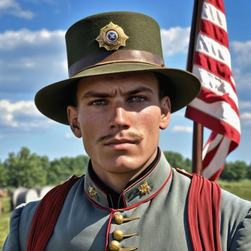 unknown soldier,usmc,appomattox court house,military uniform,grenadier,soldier's helmet,red army rifleman,soldier,military officer,brigadier,reenactment,a uniform,infantry,orders of the russian empire,military rank,american frontier,war veteran,military person,marine corps,men's hat,Photography,General,Realistic