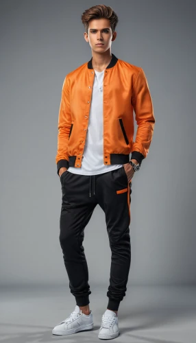 male model,dj,pubg mascot,tracksuit,3d model,boys fashion,high-visibility clothing,men clothes,mini e,social,3d figure,man's fashion,male poses for drawing,advertising clothes,sportswear,fashion vector,bolero jacket,stylograph,orange,sports gear,Photography,General,Realistic