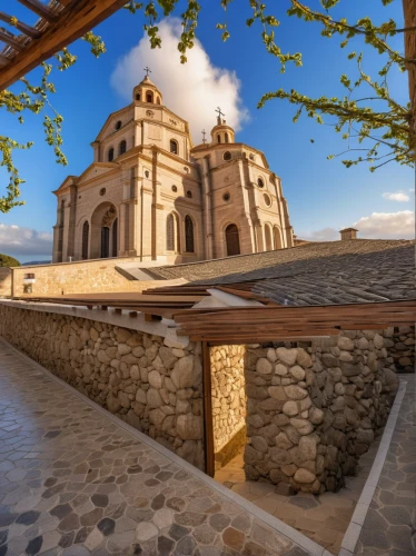 spanish missions in california,minor basilica,göreme,basilica of saint peter,the basilica,sicily,roof domes,notre dame de sénanque,malta,puglia,granite dome,monastery israel,basilica di san pietro,the church of the mercede,arequipa,cappadocia,trinità dei monti,benedictine,basilica,baroque monastery church,Photography,General,Realistic