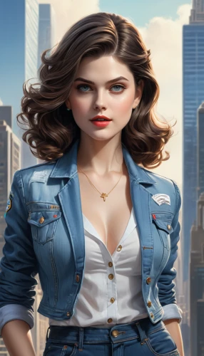 wonder woman city,action-adventure game,digital compositing,female hollywood actress,jean button,jeans background,white-collar worker,hollywood actress,jean jacket,female doctor,blur office background,women clothes,background images,denim background,portrait background,sci fiction illustration,bussiness woman,superhero background,blue-collar worker,super heroine,Unique,3D,3D Character