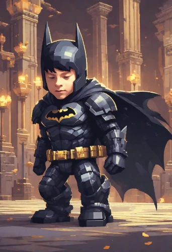 batman,bat,lantern bat,kid hero,bat smiley,figure of justice,bats,cg artwork,sidekick,hero,kryptarum-the bumble bee,caped,batrachian,wu,crime fighting,comic hero,big hero,tangelo,superhero background,super hero,Digital Art,Pixel