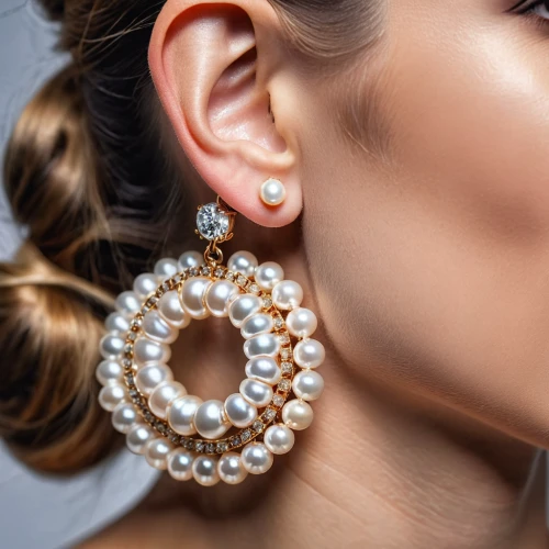 earring,love pearls,bridal accessory,earrings,princess' earring,jewelry florets,pearls,bridal jewelry,body jewelry,jeweled,jewelry（architecture）,pearl necklace,water pearls,jewellery,diadem,jewelry,women's accessories,luxury accessories,jewels,adornments,Photography,General,Realistic