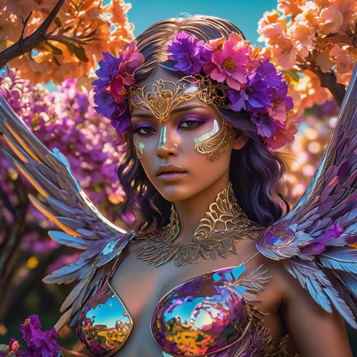 flower fairy,faerie,vanessa (butterfly),fantasy portrait,fantasy art,faery,fairy queen,garden fairy,butterfly background,fae,golden lilac,fantasy woman,brazil carnival,butterfly lilac,fairy,fairy peacock,fantasy picture,butterfly floral,julia butterfly,ulysses butterfly,Photography,Artistic Photography,Artistic Photography 08
