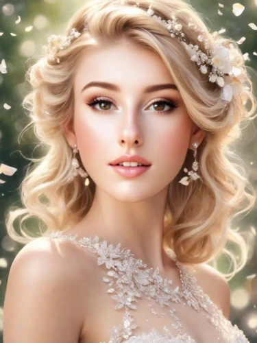 bridal jewelry,white rose snow queen,bridal accessory,bridal clothing,romantic look,blonde in wedding dress,bridal,romantic portrait,wedding dresses,celtic woman,jessamine,bridal dress,silver wedding,bridal veil,fairy queen,bride,diadem,wedding dress,the snow queen,princess crown
