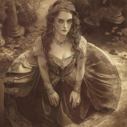 celtic queen,fantasy portrait,fae,the enchantress,cybele,faery,rusalka,artemisia,fantasy art,sorceress,fantasy picture,faerie,gothic portrait,fantasy woman,caerula,elven,merida,mystical portrait of a girl,dryad,celtic woman,Art sketch,Art sketch,Traditional