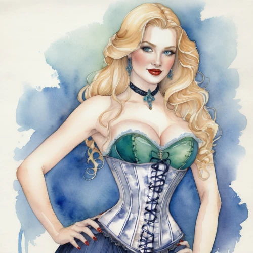 watercolor pin up,corset,retro pin up girl,pin-up girl,pin up girl,pin up,fashion illustration,pin ups,valentine pin up,pinup girl,pin-up,valentine day's pin up,bodice,pin up christmas girl,christmas pin up girl,retro pin up girls,pin-up model,pin-up girls,pin up girls,celtic queen