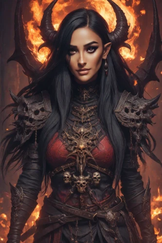 fantasy portrait,fire siren,fiery,dark elf,female warrior,fantasy art,fire angel,evil woman,devil,mulan,dragon li,warrior woman,flame spirit,mara,fire devil,fantasy warrior,jaya,sorceress,artemisia,heroic fantasy