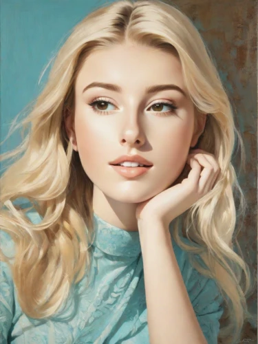 photo painting,digital painting,blonde woman,elsa,world digital painting,portrait background,oil painting,young woman,oil painting on canvas,girl portrait,fantasy portrait,marylyn monroe - female,blonde girl,marilyn,portrait of a girl,blond girl,digital art,cool blonde,fashion vector,romantic portrait