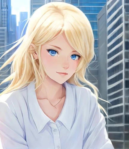 darjeeling,violet evergarden,umeda,shinjuku,elsa,honolulu,erika,cg artwork,blond girl,blonde sits and reads the newspaper,heterochromia,blonde girl,yang,worried girl,uruburu,gunkanjima,portrait background,vanessa (butterfly),baku eye,ren,Common,Common,Japanese Manga