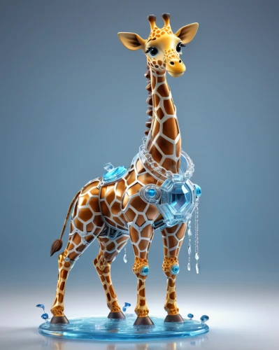 giraffe plush toy,giraffe,whimsical animals,straw animal,two giraffes,cinema 4d,glass yard ornament,giraffidae,giraffes,glass painting,schleich,anthropomorphized animals,water glace,giraffe head,ice popsicle,3d figure,3d model,plastic arts,3d modeling,3d object,Unique,3D,3D Character