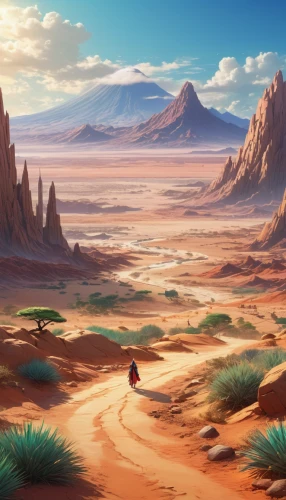 desert desert landscape,desert landscape,desert background,capture desert,dune landscape,arid landscape,desert,the desert,flowerful desert,sand road,desert planet,stone desert,arid land,landscape background,desert run,libyan desert,dune sea,sahara desert,argentina desert,sossusvlei,Illustration,Japanese style,Japanese Style 03