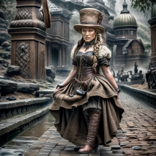 lindsey stirling,steampunk,victorian lady,hatter,digital compositing,girl in a historic way,victorian style,victorian fashion,alice,fantasy picture,photoshop manipulation,fairy tale character,alice in wonderland,cosplay image,photo manipulation,the victorian era,image manipulation,fantasy art,photomanipulation,costume design