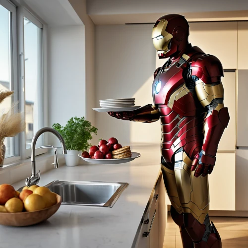 ironman,iron man,tony stark,iron-man,iron,kitchen appliance accessory,assemble,kitchen appliance,kitchen utensils,digital compositing,home automation,cleanup,kitchen utensil,suit actor,marvels,home appliances,marvel,marvel figurine,superhero background,home appliance,Photography,General,Realistic
