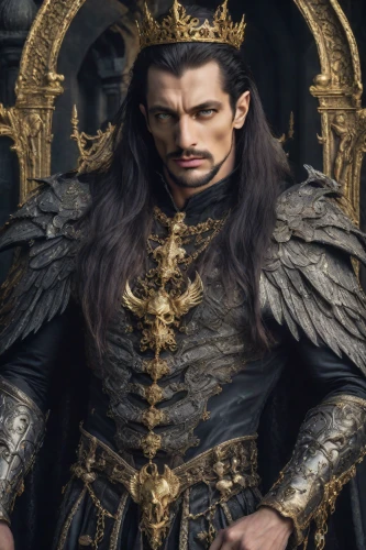 the emperor's mustache,king caudata,thorin,the ruler,emperor,king ortler,king arthur,king crown,king,htt pléthore,king lear,grand duke,prince of wales,king of the ravens,imperial crown,monarchy,putra,regal,male character,puy du fou,Photography,Realistic