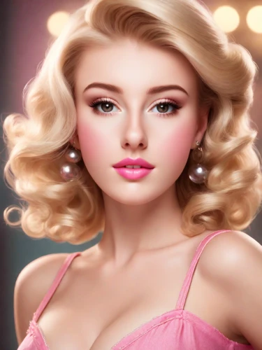 realdoll,pink beauty,doll's facial features,barbie,barbie doll,cosmetic brush,valentine day's pin up,dahlia pink,valentine pin up,romantic portrait,female doll,romantic look,clove pink,pink lady,pink ribbon,blonde woman,women's cosmetics,marylyn monroe - female,pink magnolia,female beauty,Photography,Commercial