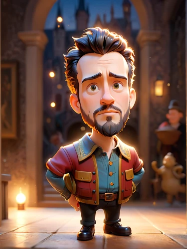 russo-european laika,cute cartoon character,musketeer,character animation,geppetto,miguel of coco,bard,disney character,male character,leo,laika,3d model,tyrion lannister,bastion,3d figure,main character,cg artwork,tony stark,rafaello,pinocchio,Anime,Anime,Cartoon